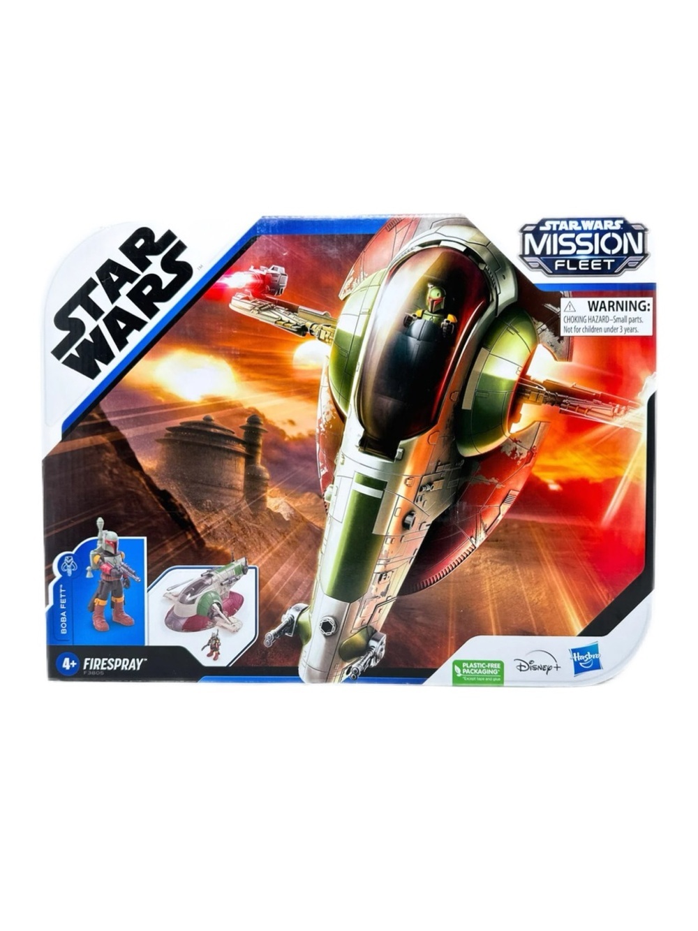 Star Wars Mission Fleet FIRESPRAY Boba Fett Starship Vehicle Slave One F3805 NIB